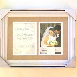 Wedding Invite and Wedding Photo Picture Frame
